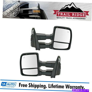 US~[ gCbWgE~[p[tH[hq[g^[X|bguCheLXgF150̃yA Trail Ridge Tow Mirror Power Fold Heat Turn Spot Blind Memory Text Pair for F150