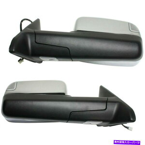 US�~���[ �M�������v�t����2 LH�����RH�T�C�h���M�p���[�~���[�̐V�����Z�b�gRAM 1500 New Set Of 2 LH & RH Side Heated Power Mirror With Signal Lamp Fits Ram 1500