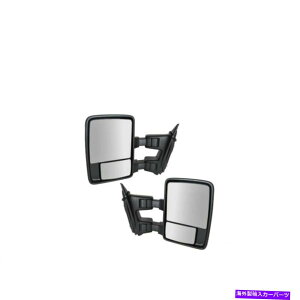 US~[ gE~[p[q[g^[NAXCgeNX`yAtH[hSD̃yA Tow Mirror Power Heat Turn Clearance Light Textured Pair For Ford SD