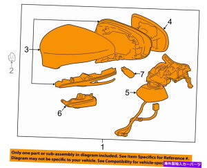 US~[ NTXg^OEM 14-16 GS350hATChAr[~[AbZCE8791030E30C0 Lexus TOYOTA OEM 14-16 GS350 Door Side Rear View-Mirror Assy Right 8791030E30C0