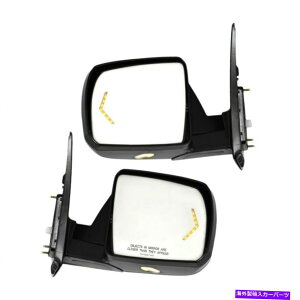 US�~���[ �~���[�p���[�܂肽���݉��M�������V�O�i���N�����y�A�c���h���Z�R�C�A�p�ɃZ�b�g Mirror Power Folding Heated Memory Signal Chrome Pair Set for Tundra Sequoia NEW