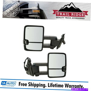 US~[ gCbWgE~[p[^[uChAbvO[hGM SUVpX|bgyA Trail Ridge Tow Mirror Power Heat Turn Memory Blind Upgrade Spot Pair for GM SUV