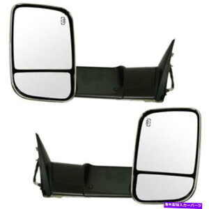 US~[ 09-12psbNAbvgbN~[p[q[gMv܂胉CgZbgyA For 09-12 Ram Pickup Truck Mirror Power Heat Signal Lamp Puddle Light SET PAIR