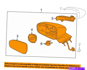 US~[ Ford OEM 2018 Fusion Front Door-Mirror AssemblyJS7Z17683XA܂ FORD OEM 2018 Fusion FRONT DOOR-Mirror Assembly Left JS7Z17683XA