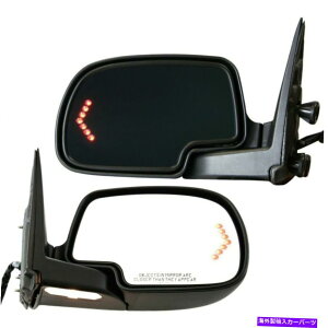 US~[ GMCV{[sbNAbvgbNSUVp̃p[܂肽ݐM_C~O~[yAZbg2 Power Folding Signal Dimming Mirror Pair Set of 2 for GMC Chevy Pickup Truck SUV