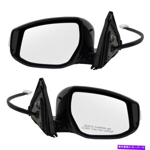 US�~���[ �y�A�Z�b�g�p���[�T�C�h�~���[���M�M�������`���g�_�E��16-18���Y�ő�l Pair Set Power Side Mirrors Heated Signal Auto Tilt Down for 16-18 Nissan Maxima�y���s�A���i�z