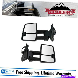 US~[ gCbWgE~[p[^[AbvO[hX|bgCgyAGM SUṼyA Trail Ridge Tow Mirror Power Heat Turn Memory Upgrade Spotlight Pair for GM SUV