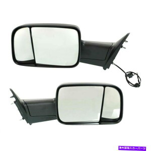 US�~���[ 2013-2020 RAM 1500�N���V�b�N�̂��߂ɉE���ƍ��T�C�h�~���[�}�j���A�������[�g����M Right & Left Side Mirror Manual Remote Non Heated For 2013-2020 Ram 1500 Classic�y���s�A���i�z