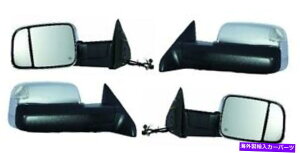 US~[ 2010 2011 2012 Dodge Ram 1500 2500 3500TChNp[~[yA 2010 2011 2012 Dodge Ram 1500 2500 3500 Side Chrome Power Tow Memory Mirror PAIR