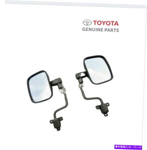 USミラー トヨタ本物のランドクルーザーBJ 42 45 46 FJ55外側ミラー&アームペアセットOEM TOYOTA GENUINE LAND CRUISER BJ 42 45 46 FJ55 OUTER REAR MIRROR&ARM PAIR SET OEM