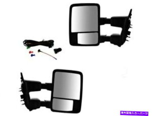 US�~���[ 99-10�t�H�[�h�G�N�X�J�[�V����F250�X�[�p�[�f���[�e�BF350 VN38S1�p�̃h�A�~���[�Z�b�g Door Mirror Set For 99-10 Ford Excursion F250 Super Duty F350 VN38S1�y���s�A���i�z