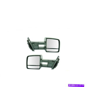 US~[ g^p̃gE~[p[MLEDM}[J[eNX`yA Tow Mirror Power Heated LED Signal Marker Textured Pair For Toyota