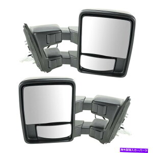 US�~���[ Trail Ridge TR00261�h���C�o�[�Ə���ȑ��̃p���[�����~���[�Z�b�g�t�H���_�E�F�C Trail Ridge TR00261 Driver & Passenger Side Power Towing Mirror Set Foldaway