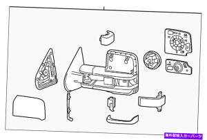 US~[ {̖Y̏ȃTChhA~[nEWO84691671 Genuine Anthracite Passenger Side Door Mirror Housing 84691671