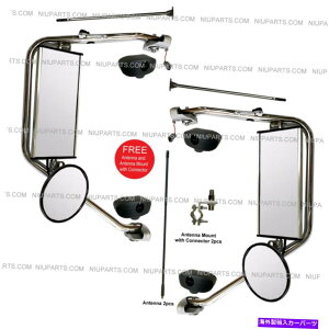 US~[ hA~[MXeXw/ arm lh rhitBbgF}bNCH613 CT713 GU713 GU813j Door Mirror Heated Stainless w/ Arm LH RH (Fit: Mack CH613 CT713 GU713 GU813)