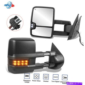 US~[ 2007-13Vo[hxOVG1500̂߂ɉMꂽgE~[}jAtH[hp[ Tow Mirrors Manual Fold Power Heated For 2007-13 Silverado Suburban Sierra 1500