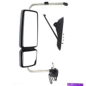 US�~���[ International Workstar 7600 2008-2017�h�A�~���[����Ȃ̃N���� For International WorkStar 7600 2008-2017 Door Mirror Passenger Side Chrome