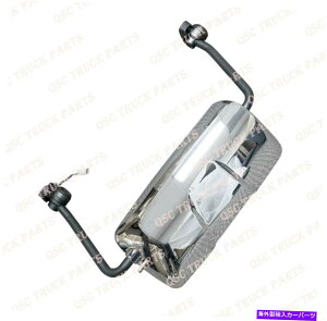 US~[ QSCNhA~[AZu}bNAZ̉Eq QSC Chrome Door Mirror Assemblies W/ Arms Right Passenger Side for Mack Anthem