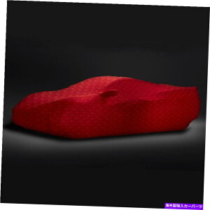 �J�[�J�o�[ 2020+ C8�R���x�b�g�v���~�A�������J�[�J�o�[�͐Ԃ̃G���{�X���H���ꂽ�X�e�B���O���C���S 2020+ C8 Corvette Premium Indoor Car Cover in Red with Embossed Stingray Logo