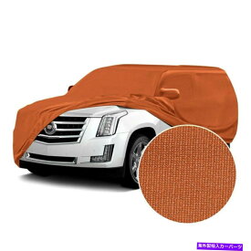 カーカバー キャデラックエスカレード99-00サテンストレッチ屋内インフェルノオレンジカスタムカーカバー For Cadillac Escalade 99-00 Satin Stretch Indoor Inferno Orange Custom Car Cover