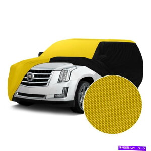 �J�[�J�o�[ GMC�G���{�C02-09�J�o�[�X�g�[���v���[�t�C�G���[�J�X�^���J�[�J�o�[W�u���b�N�T�C�h For GMC Envoy 02-09 Coverking Stormproof Yellow Custom Car Cover w Black Sides�y���s�A���i�z