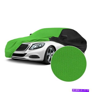 �J�[�J�o�[ �V�{���[�u���b�N�E�b�h61�J�[�J�o�[�T�e���X�g���b�`����������ʃO���[���J�X�^���J�[ For Chevy Brookwood 61 Car Cover Satin Stretch Indoor Synergy Green Custom Car�y���s�A���i�z