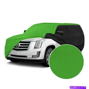 J[Jo[ W[v`FL[14-21J[Jo[TeXgb`ʃO[JX^J[ For Jeep Cherokee 14-21 Car Cover Satin Stretch Indoor Synergy Green Custom Car