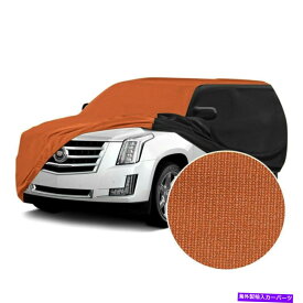 カーカバー カバーサテンストレッチ屋内インフェルノオレンジカスタムカーカバーWブラックサイド Coverking Satin Stretch Indoor Inferno Orange Custom Car Cover w Black Sides