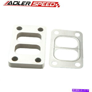 Turbo Charger T304 SS T3 T3/ T4 T04E�����^�[�{�}�j�z�[���h�[�d��t�����WW/ T304 SS�K�X�P�b�g T304 SS T3 T3/T4 T04E Divided Turbo Manifold Charger Flange w/ T304 SS Gasket�y���s�A���i�z