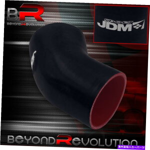 Turbo Charger 3 45�x�p�x3�v���C�V���R���J�v���[�z�[�X�C���^�[�N�[���[�p�C�s���O�A�b�v�O���[�h�u���b�N 3 45 Degree Angle 3-PLY Silicone Coupler Hose Intercooler Piping Upgrade Black