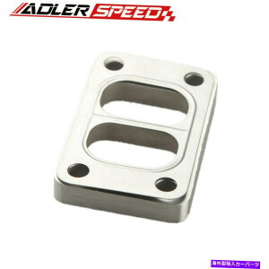 Turbo Charger T3 T3/T4 T04E����SS304�^�[�{�}�j�z�[���h�[�d��t�����W1/2 �K�X�P�b�gW/ T3 T3/T4 T04E Divided SS304 Turbo Manifold Charger Flange 1/2 Thick w/ Gasket�y���s�A���i�z