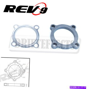 Turbo Charger 4�{���g2.5 �C���`�^�[�r���^�[�{�^�[�{�[�d��r�C�_�E���p�C�v�A�_�v�^�[�t�����Ww/�K�X�P�b�g 4 Bolt 2.5 Inch Turbine Turbo Charger Exhaust Downpipe Adapter Flange w/Gasket�y���s�A���i�z