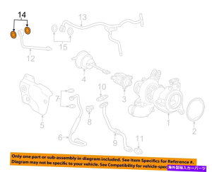 Turbo Charger GM OEM�^�[�{�`���[�W���[�^�[�{�E�H�[�^�[���^�[���`���[�u�K�X�P�b�g12662185 GM OEM Turbocharger Turbo-Water Return Tube Gasket 12662185�y���s�A���i�z