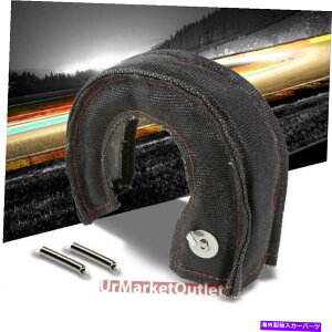 Turbo Charger ubN/bhXeb`TY25 T25/28 GT25/28/30/35p̃ubN/bhXeb`Ty25^[{`[W[q[gV[huPbg Black/Red Stitch TY25 Turbocharger Heat Shield Blanket For T25/28 GT25/2