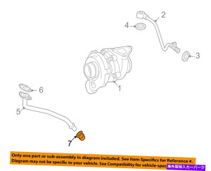 Turbo Charger Dodge Chrysler OEM 03-06 Sprinter 3500 TurboCharger-Return Tube Gasket 5080140AB Dodge CHRYSLER OEM 03-06 Sprinter 3500 Turbocharger-Return Tube Gasket 5080140AB�y���s�A���i�z