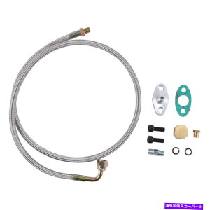 Turbo Charger T3 T4 T70 T60 T61�^�[�{�`���[�W���[�̃I�C���t�B�[�h�I�C�����^�[���h���C�����C���z�[�X�L�b�g Oil Feed Oil Return Drain Line Hose Kit On T3 T4 T70 T60 T61 Turbo Turbocharger�y���s�A���i�z