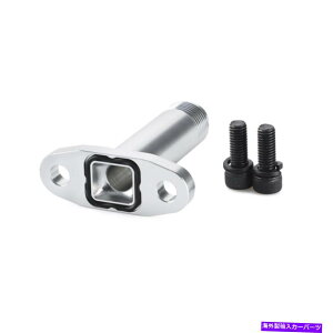 Turbo Charger ^[rIChWCg10AN T3/T4^[{`[W[tWA_v^[iVo[j Turbine Oil Drain Joint 10AN T3/T4 Turbocharger Flange Adapter (Silver)