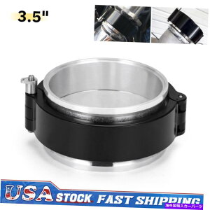 Turbo Charger 3.5 89mm�A���~�j�E��HD�C���^�[�N�[���[�N�����v�N�C�b�N�����[�X�w�r�[�f���[�e�B�C���e�[�NV�o���h 3.5 89mm Aluminum HD Intercooler Clamp Quick Release Heavy Duty Intake V Band�y���s�A���i�z