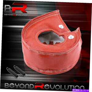 Turbo Charger �C���t�B�j�e�BG37�^�[�{�u�����P�b�g�q�[�g�V�[���h���b�v�J�o�[���b�hT4 GT30 GT32 GT35 GT45�p For Infiniti G37 Turbo Blanket Heat Shield Wrap Cover Red T4 GT30 GT32 GT35 GT45�y���s�A���i�z