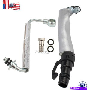 Turbo Charger �^�[�{�I�C�����^�[���h���C���p�C�v�`���[�u�ƃV�{���[�N���[�Y�G���R�[���p�I�C���t�B�[�h�p�C�v1.4L Turbo Oil Return Drain Pipe Tube & Oil Feed Pipe For Chevrolet Cruze Encore 1.4L�y���s�A���i