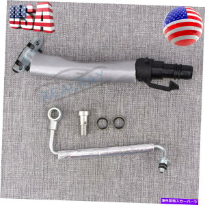 Turbo Charger �^�[�{�I�C�����^�[���h���C���p�C�v�`���[�u��GM�N���[�Y�\�j�b�N�g���b�N�X1.4L US�p�I�C���t�B�[�h�p�C�v Turbo Oil Return Drain Pipe Tube & Oil Feed Pipe For GM Cruze Sonic Trax 1.4L US�y���s�A