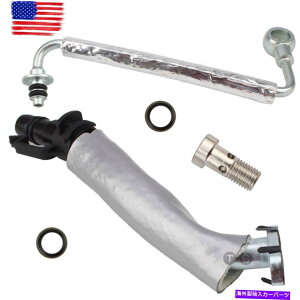 Turbo Charger �^�[�{�I�C�����^�[���h���C�����I�C���t�B�[�h�p�C�v�L�b�g�N���[�Y�\�j�b�N�g���b�N�X�G���R�[��1.4 Turbo Oil Return Drain & Oil Feed Pipe Kit For Cruze Sonic Trax Encore 1.4�y���s�A���i�z