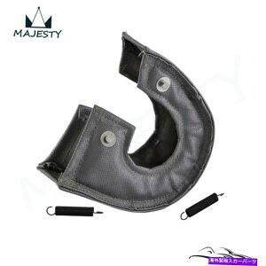 Turbo Charger T3�^�[�{�q�[�g�V�[���h�u�����P�b�g�J�o�[T3 GT30 GT32 GT35 GT37 T28 GT28�O���[ T3 Turbo Heat Shield Blanket Cover For T3 GT30 GT32 GT35 GT37 T28 GT28 Gray�y���s�A���i�z
