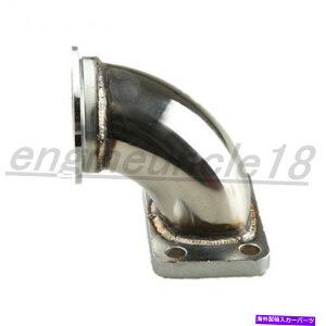 Turbo Charger XeX|T3^[{[dtWA_v^[90xG{tBbg2.5 "pCv Stainless Steel T3 Turbo Charger Flange Adapter 90 Degree Elbow Fit 2.5" Pipe