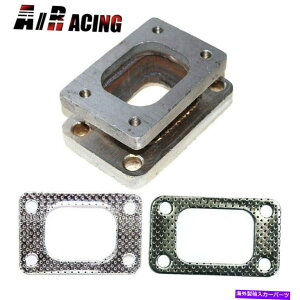 Turbo Charger T2T3 4{gXeX|^[{[dtWϊA_v^[ +KXPbg T2 to T3 4-Bolt Stainless Steel Turbo Charger Flange Conversion Adapter +Gasket