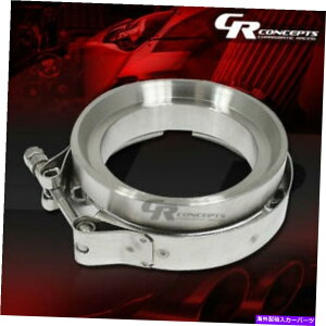 Turbo Charger T304 GT45 3.25 "R[eBO^[{[drC}jz[hVohNv+tW T304 GT45 3.25" ZINC COATED TURBO CHARGER EXHAUST MANIFOLD V-BAND CLAMPS+FLANGE