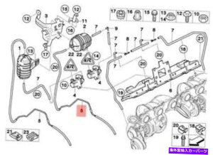 Turbo Charger �{����BMW E60N E61N E89�^�[�{�`���[�W���[�^��R���g���[���p�C�vOEM 11657565806 Genuine BMW E60N E61N E89 Turbocharger Vacuum Control Pipe OEM 11657565806�y���s�A���i�z
