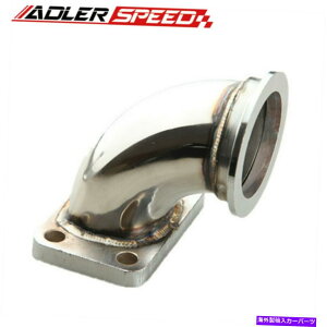 Turbo Charger XeX|T3^[{[dtWA_v^[90xG{tBbg2.5 "pCv Stainless Steel T3 Turbo Charger Flange Adapter 90 Degree Elbow Fit 2.5" pipe