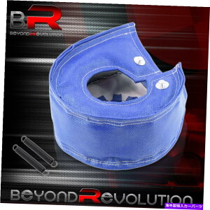 Turbo Charger ���YT4 GT30 GT32 GT35 GT37 GT40�^�[�{�[�d��q�[�g�V�[���h�J�o�[���b�v�u���[ For Nissan T4 GT30 GT32 GT35 GT37 GT40 Turbo Charger Heat Shield Cover Wrap Blue�y���s�A���i�z