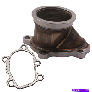 Turbo Charger T25/T28/GT25/GT28̐V[VOSS 304A_v^[2.5 "63mm VohtWKXPbg New Racing SS 304 Adapter for T25/T28/GT25/GT28 2.5" 63mm V-band Flange & Gasket